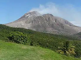 Volcán Soufrière Hills, Montserrat.