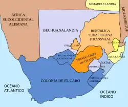 Estado libre de Orange en la República Sudafricana (1885)