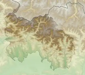 Monte Jalatsa ubicada en Osetia del Sur