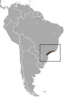 Southern Muriqui range