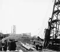 Ingenieros en la construcción.