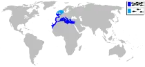 Distribución de la dorada