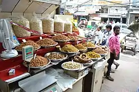 Comercio de especias en Chandni Chowk