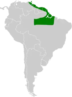 Distribución geográfica del semillero aliblanco.