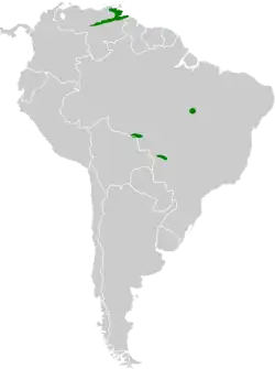 Distribución geográfica del semillero picón.