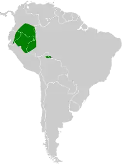 Distribución geográfica del semillero de Caquetá.