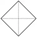 Politopo de cruce de 2 dimensiones