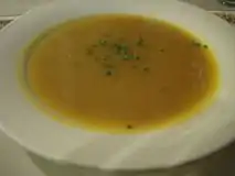 Sopa de calabaza y nueces