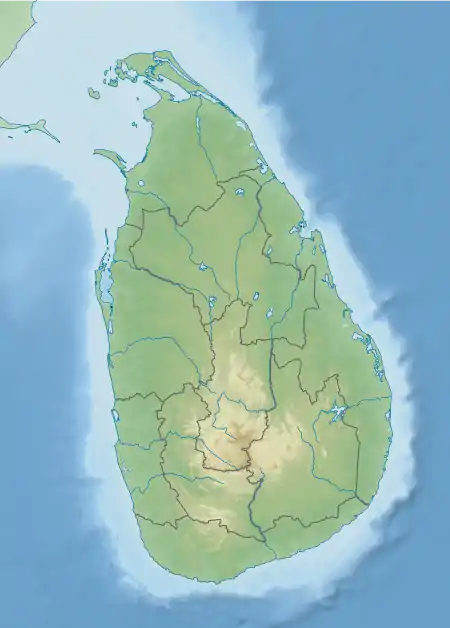 Dondraதேவேந்திரமுனை ubicada en Sri Lanka