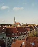 La Iglesia de San Andrés en el centro de Hildesheim