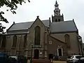 Zevenbergen: Iglesia protestante de Santa Catalina, siglo XV, reconstrruida tras la Segunda Guerra Mundial.