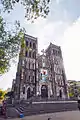 La Catedral de San José de Hanói que se asemeja a la Catedral de Notre Dame de París.