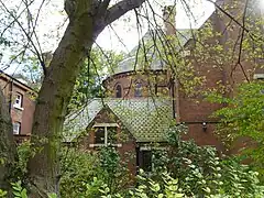 Iglesia de San Olave (1893), Woodberry Down, Manor House, London, Londres, mostrando la noble cancela apse