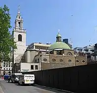 St. Stephen's Walbrook (1672-1679), exterior