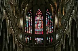 Vitral de la catedral de San Vito.