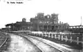 Estación de ferrocarril en 1916.