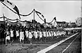 Desfile durante la inauguración.