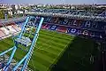 Vista aérea del estadio.