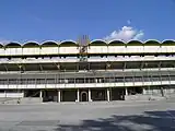 Entrada al estadio Plovdiv.