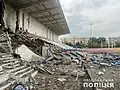 Estadio "Metalurh" en la ciudad