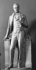 Estatua de mármol del Dr. Crawford W. Long en la Colección National Statuary Hall en Washington DC (1926)