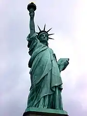 Estatua de la Libertad, de Bartholdi, 1886.