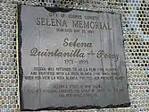 Placa conmemorativa.