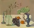 Still life with Grapes, Gustave Van de Woestyne, 1937, Museo Real de Bellas Artes de Amberes