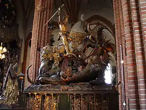 San Jorge matando al Dragón de Bernt Notke