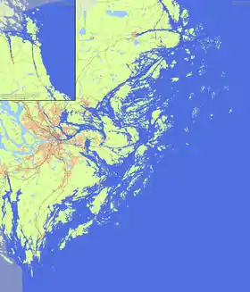 Mapa del archipiélago (con enlaces en commons)