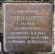 Placa memorial por Gloeden