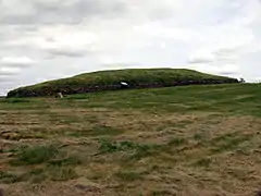 Túmulo alargado neolítico.Túmulo alargado de Stoney Littleton en Somerset, Reino Unido.