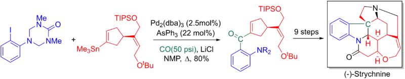 Síntesis total de strychnine