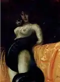 Versión de Sensualidad al óleo de alrededor de 1897.