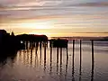 Atardecer sobre el Orca Inlet, visto desde Cordova