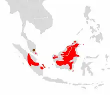 Distribución de S. barbatus