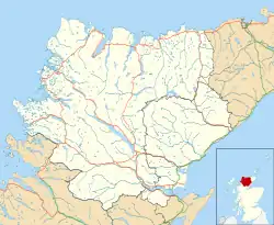 Golspie ubicada en Sutherland