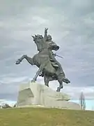 Estatua ecuestre del general Suvorov, 1979.