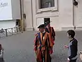 Guardia Suiza Pontificia con la Medalla Benemerenti