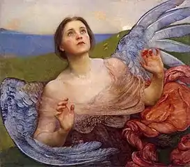 Annie Louisa Swynnerton, El sentido de la vista, óleo sobre lienzo, 1895, National Museums Liverpool.