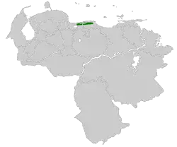 Distribución geográfica del pijuí gorginegro.