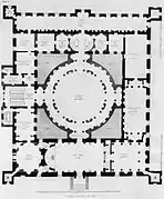 Planta de Robert Adam para la reconstrucción de Syon House