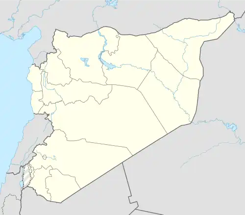 Maárat an-Numán ubicada en Siria