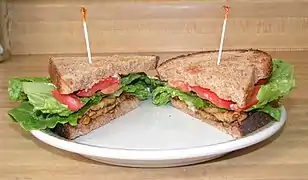 Sandwich de tempeh