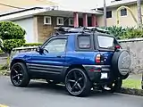 Toyota RAV4, tres puertas 1998, versión cabriolet con hardtop modificado en Costa Rica Alberto Guillen