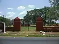 Entrada de la hacienda Tahdzibichén.