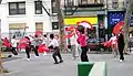 Práctica de Tai Chi en Mulberry Street.