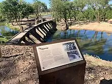 Sobre el Arroyo del Medio, el antiguo Tajamar de La Emilia es ahora el nuevo Balneario Municipal.