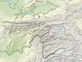 Cordillera Zeravshan ubicada en Tayikistán