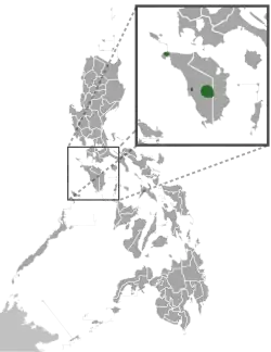 Distribución de B. mindorensis